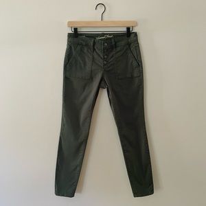 Mid Rise Skinny Pants, Size 2/26 | Dark Green | Fair Trade Certified